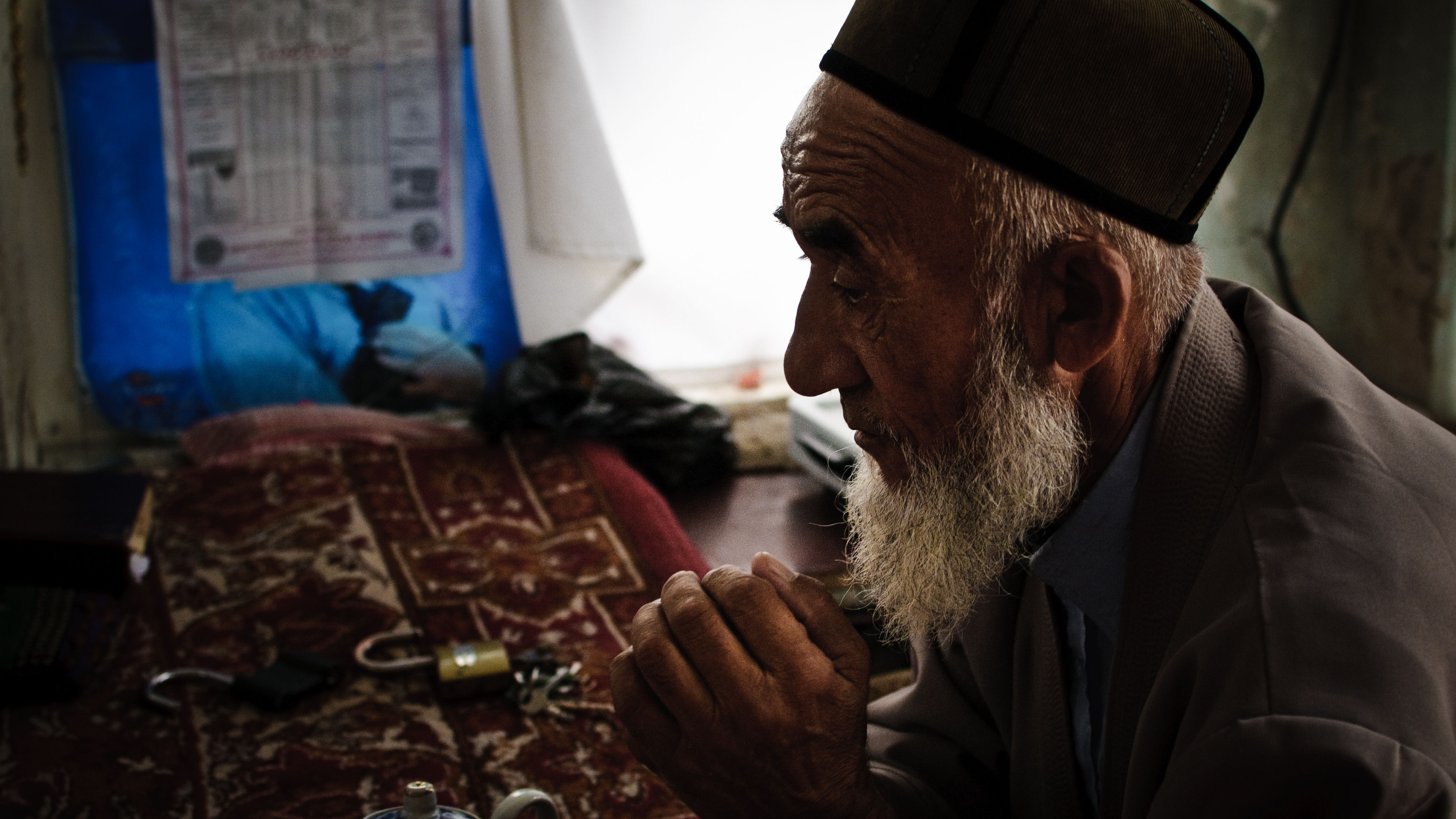 Muslim man praying