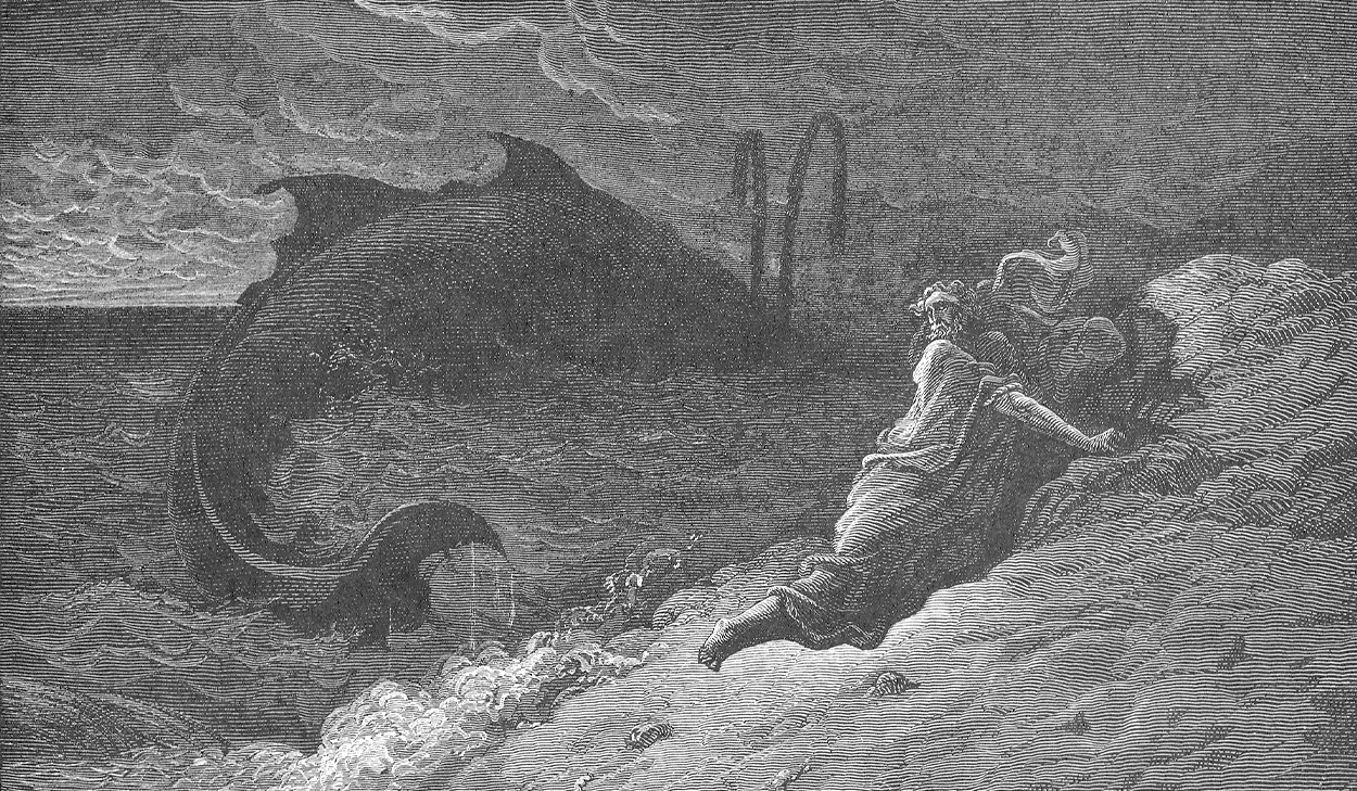 Jonah Is Spewed Forth by the Whale by Gustave Doré