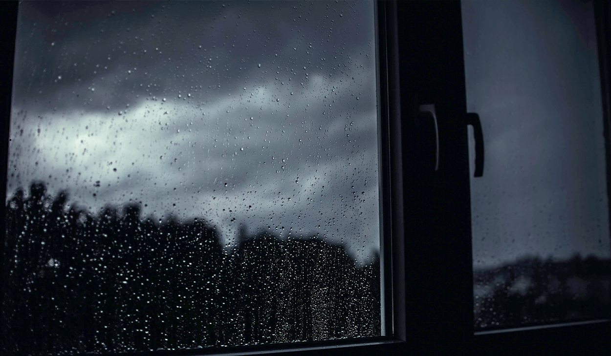 Rain on a window