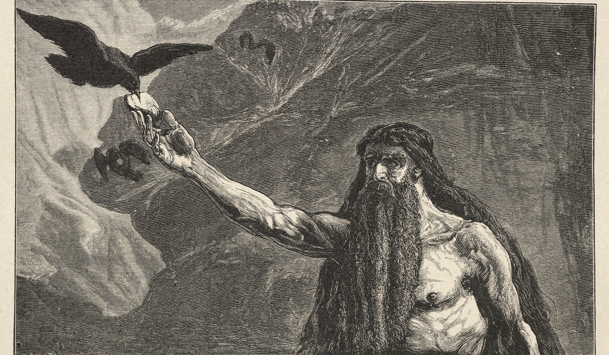 Drawing of Elijah