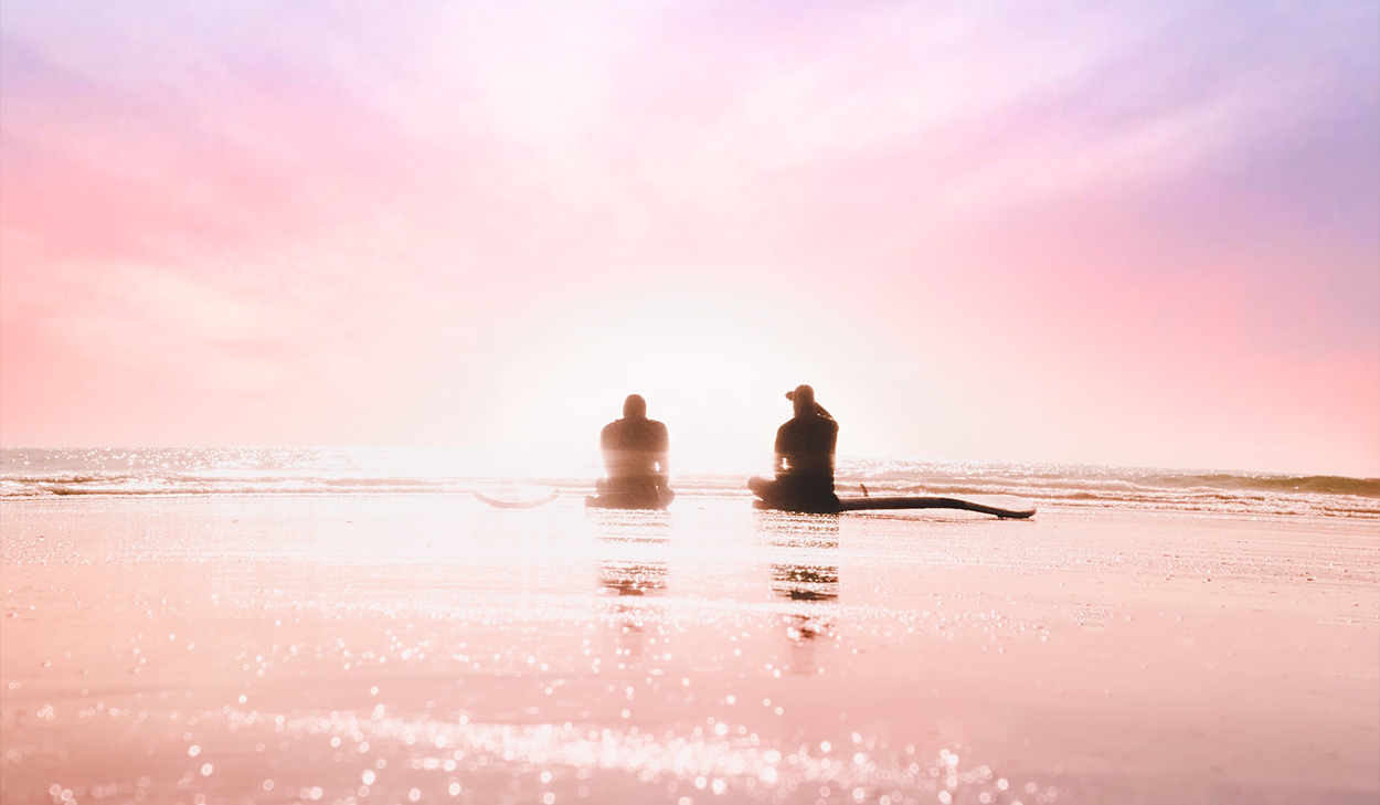 People on a beach