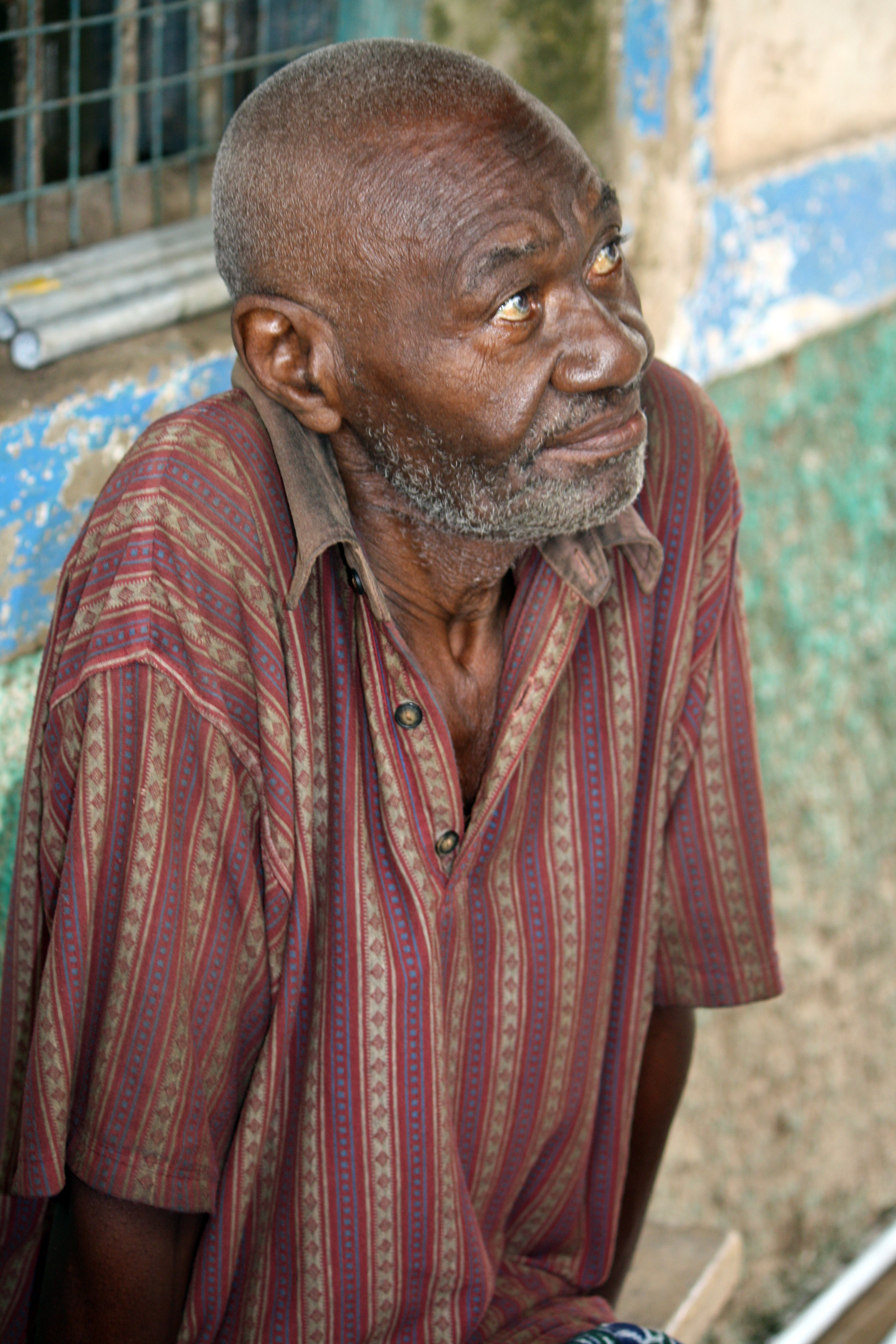 Smiling African man